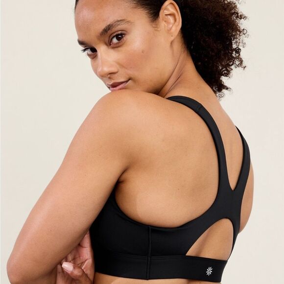 NWT Athleta Interval Bra. Black. D-DD. Small - Picture 3 of 7